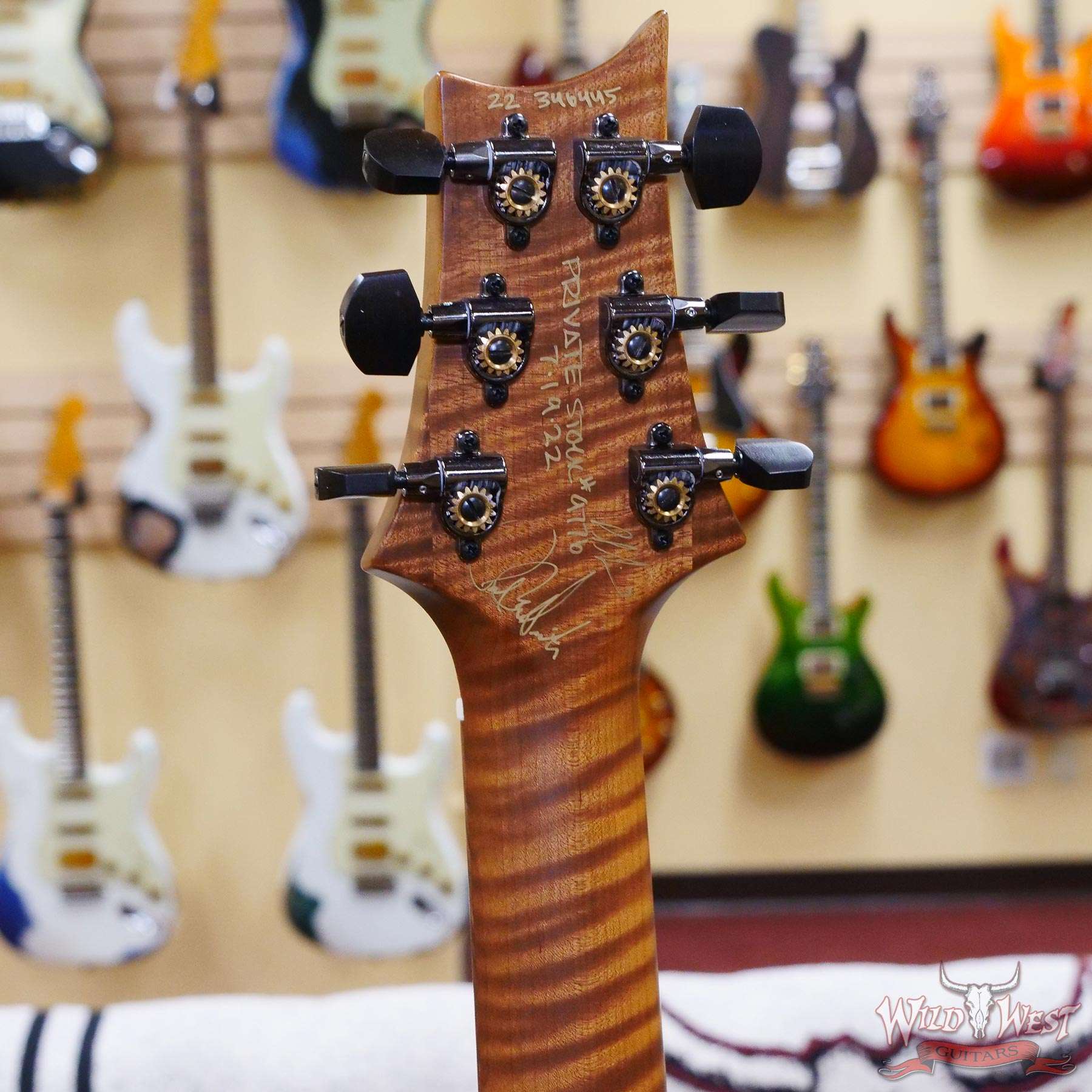prs-ps9776-346445-d5__wwg.jpg Paul Reed Smith PRS Private Stock #9776 Custom 24 Spalted Maple Top Natural with Smoked Copper Leaf - Image 10