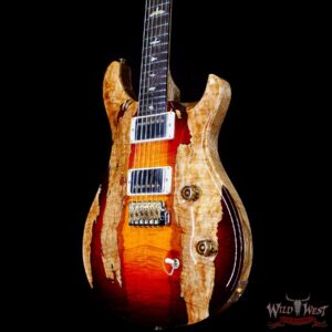Paul Reed Smith PRS Private Stock #9778 Custom 24 Brazilian Spalted Maple Top Natural with Dark Cherry Glow - Image 2