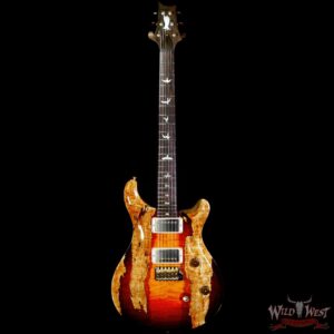 Paul Reed Smith PRS Private Stock #9778 Custom 24 Brazilian Spalted Maple Top Natural with Dark Cherry Glow - Image 3