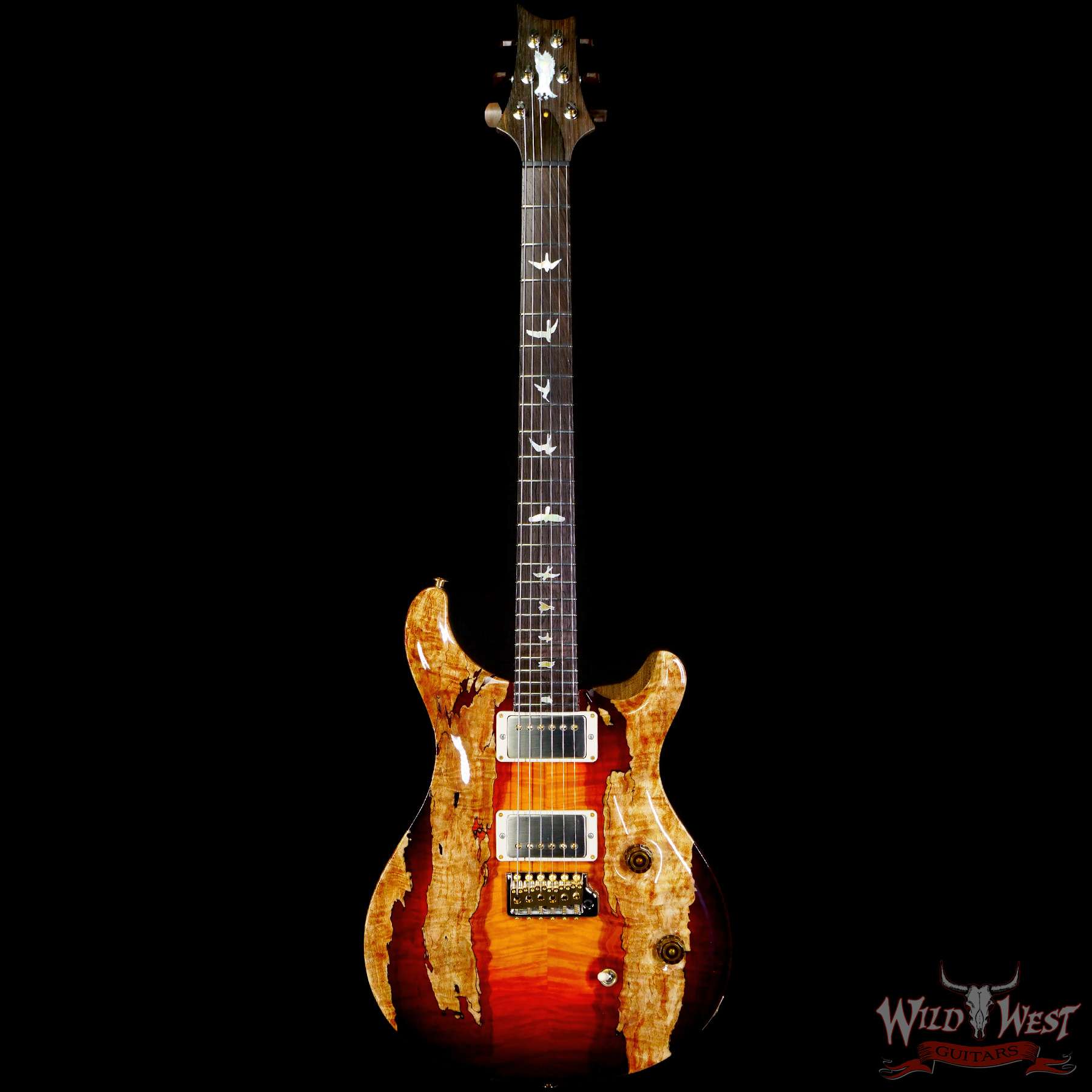 prs-ps9778-345430-c1__wwg.jpg Paul Reed Smith PRS Private Stock #9778 Custom 24 Brazilian Spalted Maple Top Natural with Dark Cherry Glow - Image 3