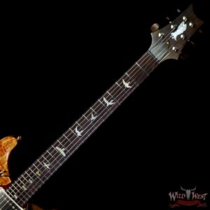 Paul Reed Smith PRS Private Stock #9778 Custom 24 Brazilian Spalted Maple Top Natural with Dark Cherry Glow - Image 4