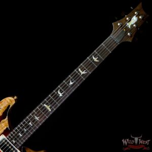 Paul Reed Smith PRS Private Stock #9779 Custom 24 Piezo Brazilian Spalted Maple Top Natural with Dark Cherry Glow - Image 4