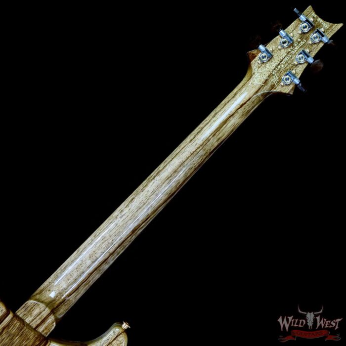 Paul Reed Smith PRS Private Stock #9779 Custom 24 Piezo Brazilian Spalted Maple Top Natural with Dark Cherry Glow - Image 5