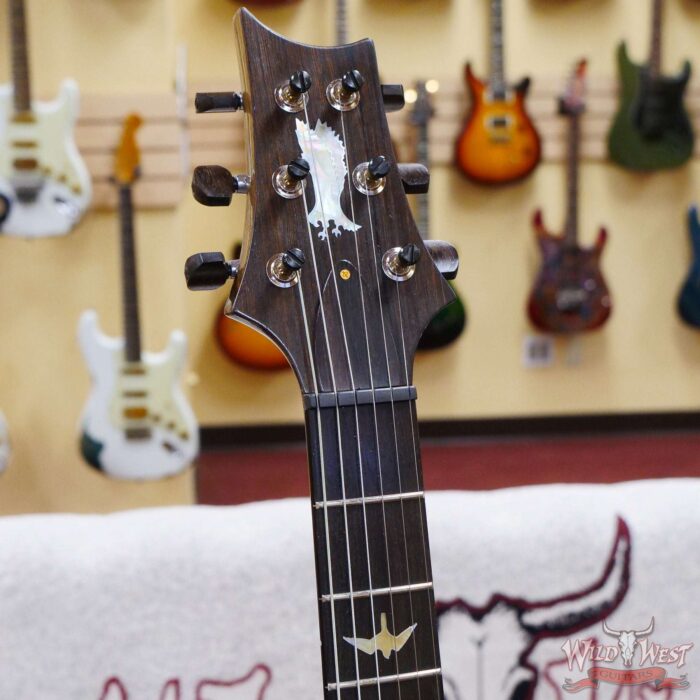 Paul Reed Smith PRS Private Stock #9779 Custom 24 Piezo Brazilian Spalted Maple Top Natural with Dark Cherry Glow - Image 7