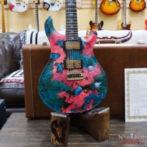 Paul Reed Smith Private Stock #9782 Custom 24 Buckeye Burl Top Ebony Fingerboard Glacier Resin Accents Satin - Image 8