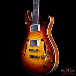 Paul Reed Smith PRS Private Stock #9788 McCarty 594 Hollowbody II Flame Maple Neck Brazilian Rosewood Board Dark Cherry Glow - Image 2