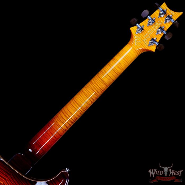 Paul Reed Smith PRS Private Stock #9788 McCarty 594 Hollowbody II Flame Maple Neck Brazilian Rosewood Board Dark Cherry Glow - Image 5