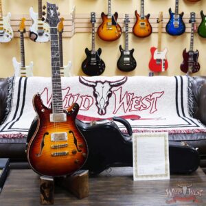 Paul Reed Smith PRS Private Stock #9788 McCarty 594 Hollowbody II Flame Maple Neck Brazilian Rosewood Board Dark Cherry Glow - Image 6