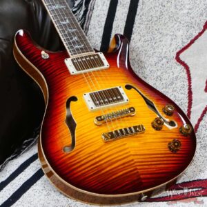 Paul Reed Smith PRS Private Stock #9788 McCarty 594 Hollowbody II Flame Maple Neck Brazilian Rosewood Board Dark Cherry Glow - Image 8