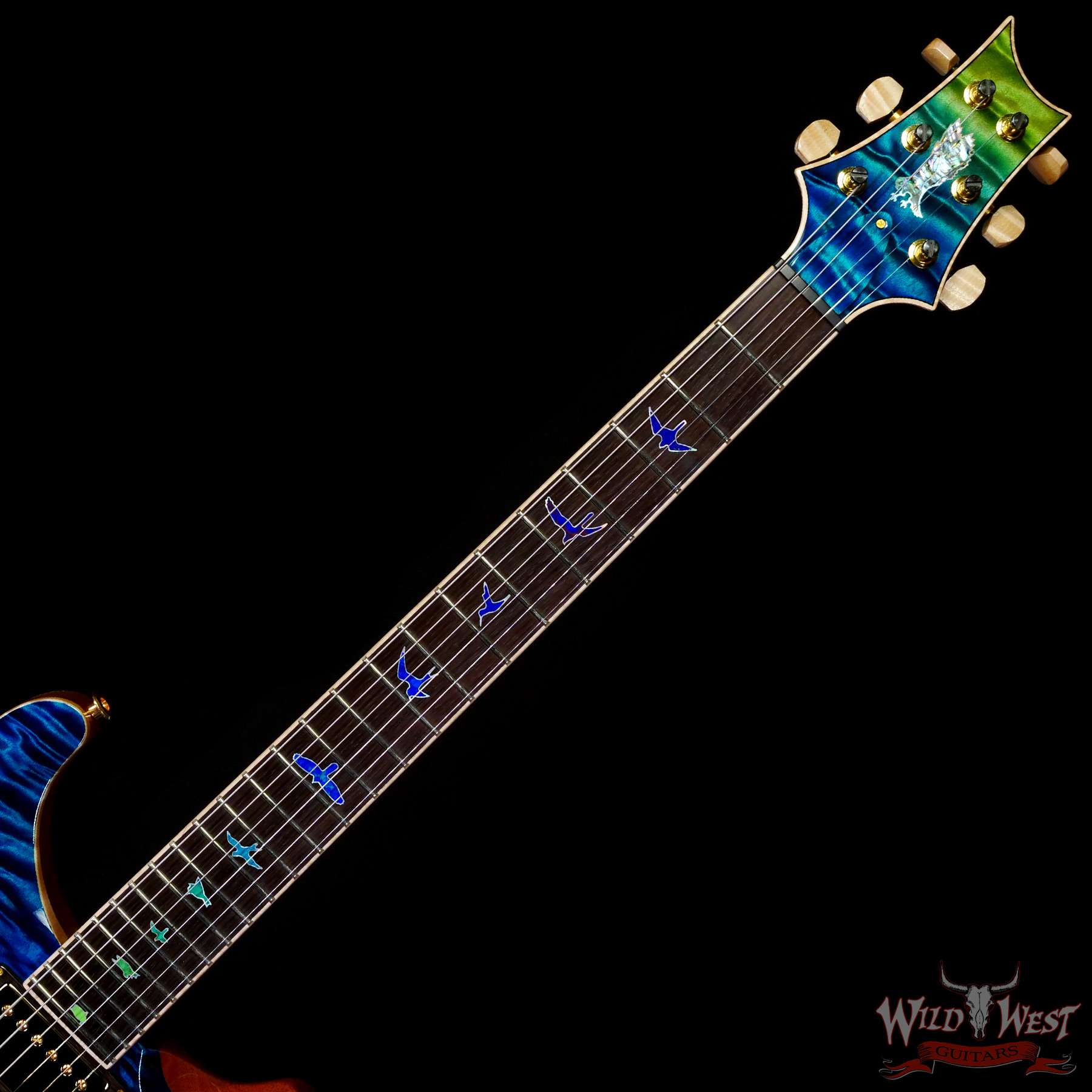 prs-ps9797-347516-c2__wwg.jpg Paul Reed Smith PRS Private Stock #9797 Custom 24 Quilt Maple Top Brazilian Rosewood Neck & Board Laguna Dragon’s Breath - Image 4