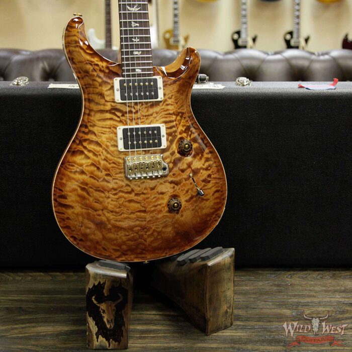 Paul Reed Smith PRS Quilted Maple Top 10 Top Custom 24 Katalox Fretboard Copperhead - Image 7