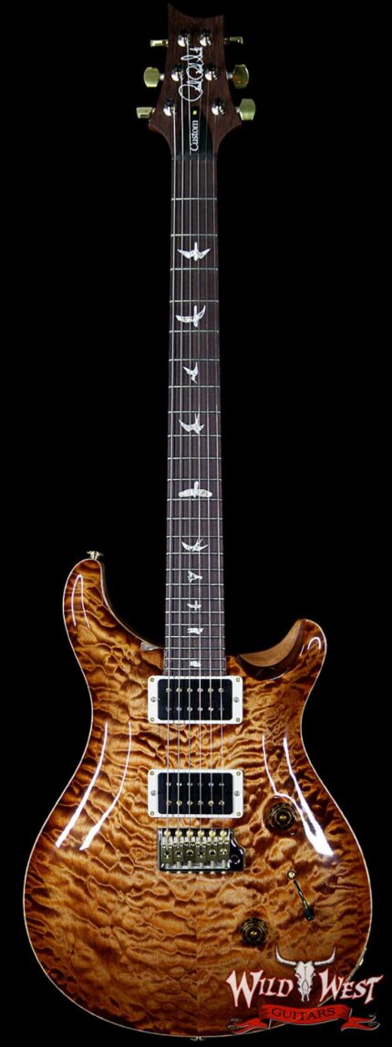 Paul Reed Smith PRS Quilted Maple Top 10 Top Custom 24 Katalox Fretboard Copperhead