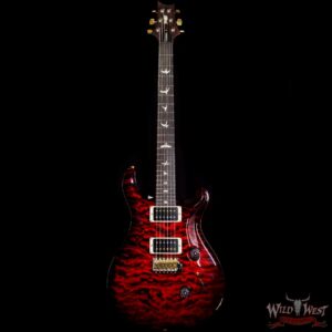 Paul Reed Smith PRS Quilt 10 Top Custom 24 with 35th Anniversary Eagle Fire Red Burst - Image 3