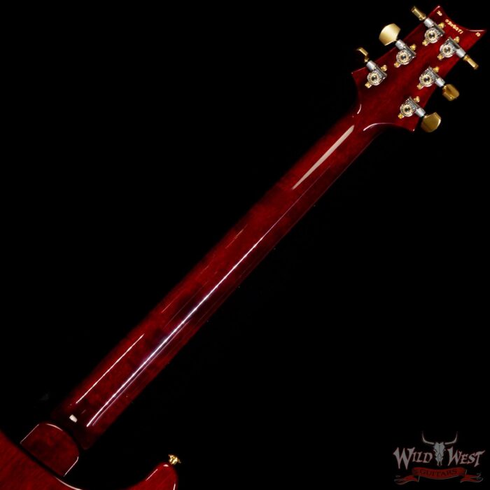 Paul Reed Smith PRS Quilt 10 Top Custom 24 with 35th Anniversary Eagle Fire Red Burst - Image 5