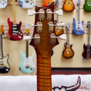 Paul Reed Smith PRS Core 10 Top McCarty 594 1-Piece Quilt Maple Top Stained Flame Maple Neck Top Ebony Board Dark Cherry Sunburst - Image 10