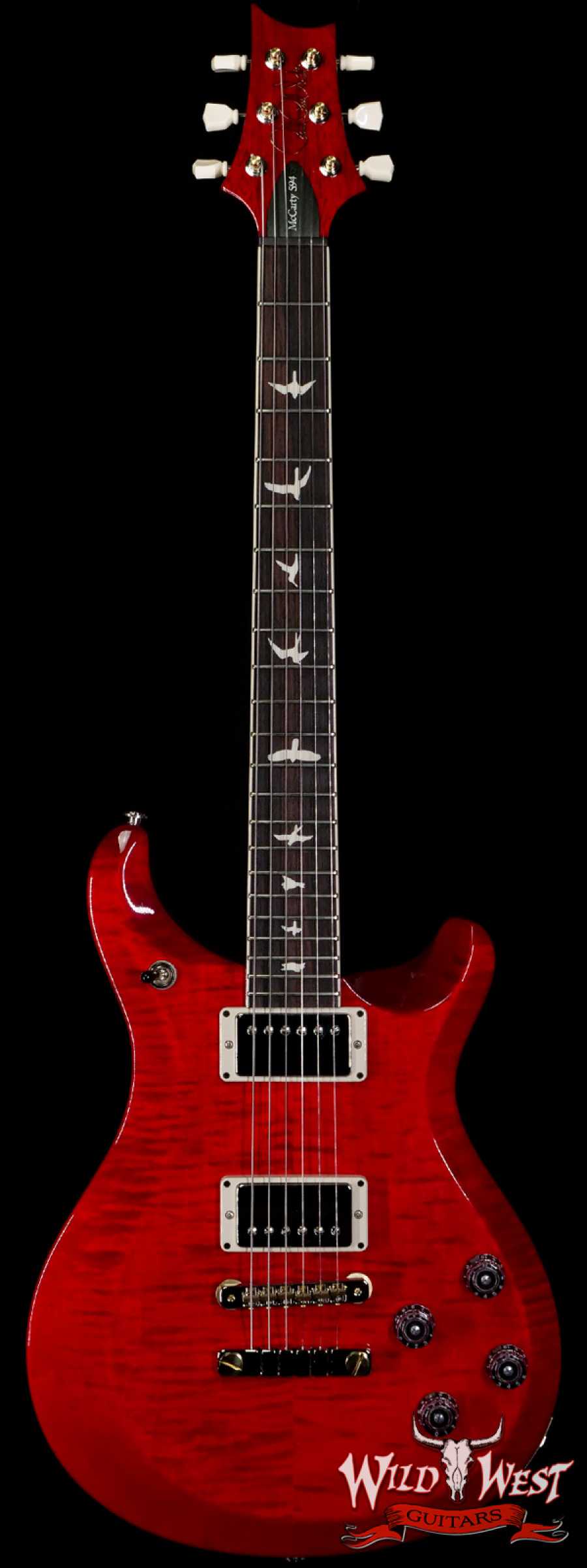 prs-s2-594-red-s2047700-main__wwg_large.jpg Paul Reed Smith PRS S2 McCarty 594 Flame Maple Top Scarlet Red - Image 1