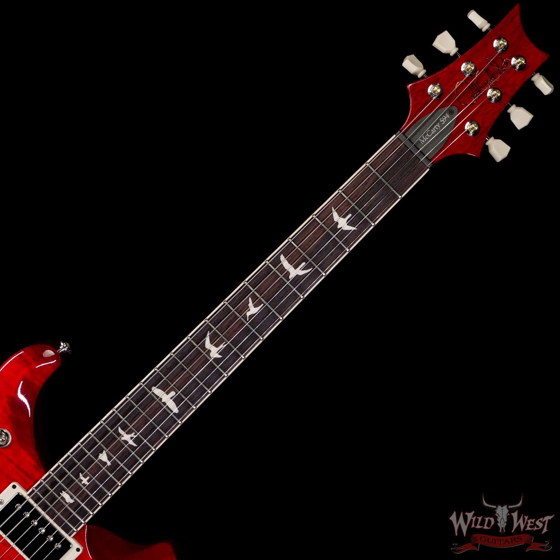 prs-s2-594-red-s2047700-nf__wwg.jpg Paul Reed Smith PRS S2 McCarty 594 Flame Maple Top Scarlet Red - Image 4