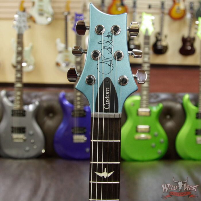 Paul Reed Smith PRS S2 Custom 22 Rosewood Fretboard Satin Aqua Metallic - Image 5