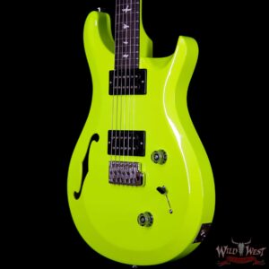 Paul Reed Smith PRS S2 Custom 22 Semi-Hollow Rosewood Fretboard Neon Yellow - Image 2