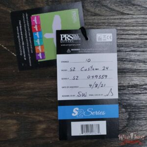 Paul Reed Smith PRS S2 Custom 24 Black Gold Smokeburst - Image 10