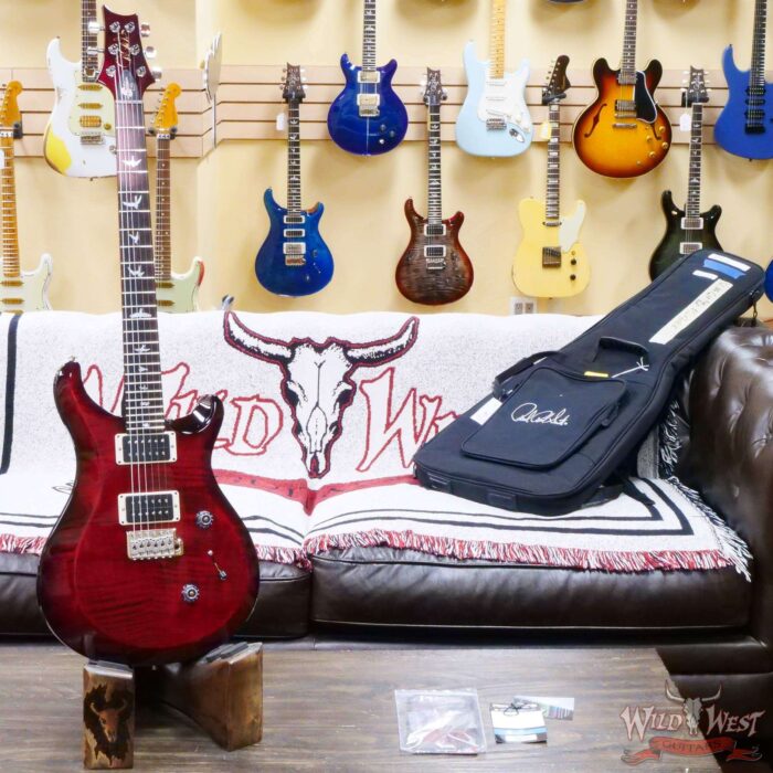 Paul Reed Smith PRS 10th Anniversary S2 Custom 24 Limited Edition Fire Red 7.95LBS - Image 4
