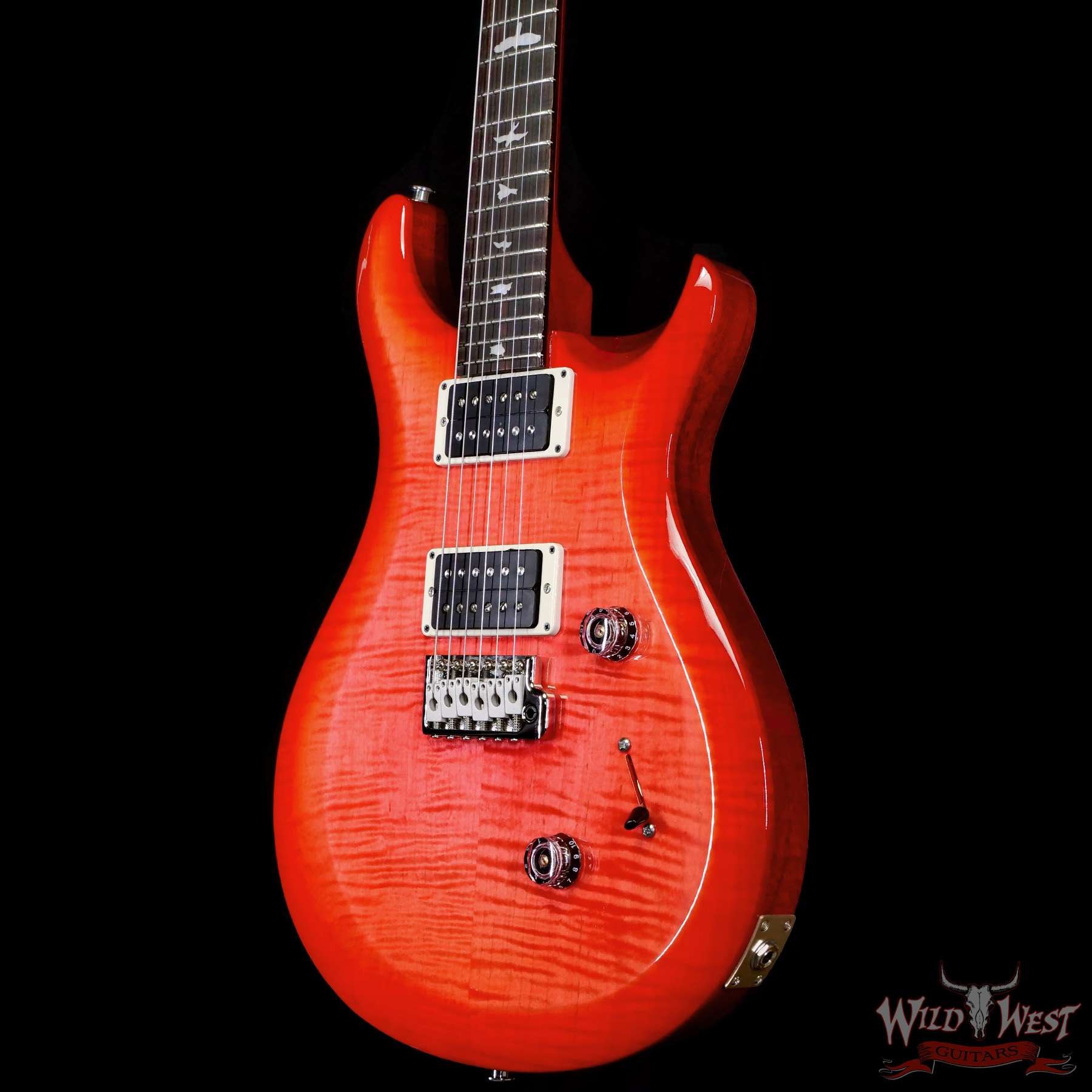prs-s2071426-br__wwg.jpg Paul Reed Smith PRS 10th Anniversary S2 Custom 24 Limited Edition (USA Pickups) Bonnie Pink Cherry Burst 7.70 LBS - Image 2