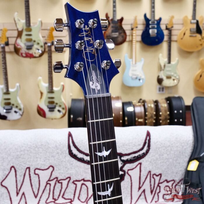 Paul Reed Smith PRS 10th Anniversary S2 Custom 24 (USA Pickups) Limited Edition Lake Blue 7.65 LBS - Image 5