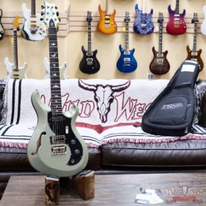 2025 Paul Reed Smith PRS S2 Vela Semi-Hollow Satin Mavis Mint Metallic 5.95 lbs - Image 3