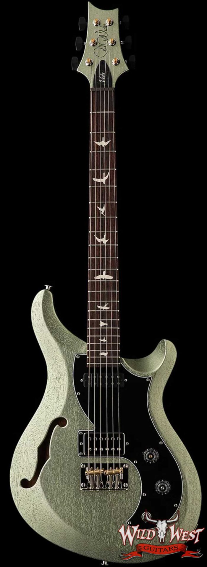 2025 Paul Reed Smith PRS S2 Vela Semi-Hollow Satin Mavis Mint Metallic 5.95 lbs - Image 1