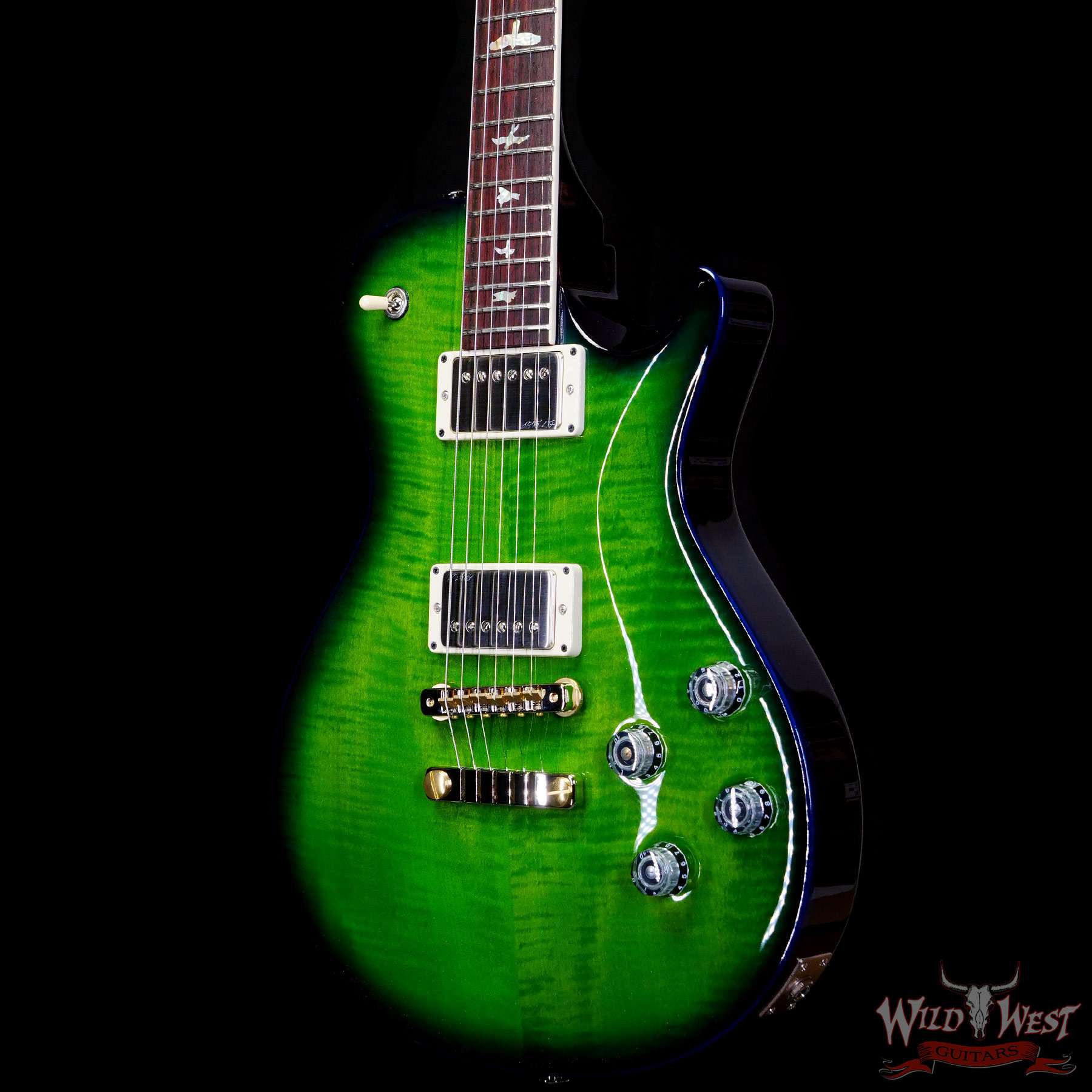 prs-sc594-337063-br__wwg.jpg Paul Reed Smith PRS Core McCarty 594 Singlecut SC594 Eriza Verde Blue Burst - Image 2