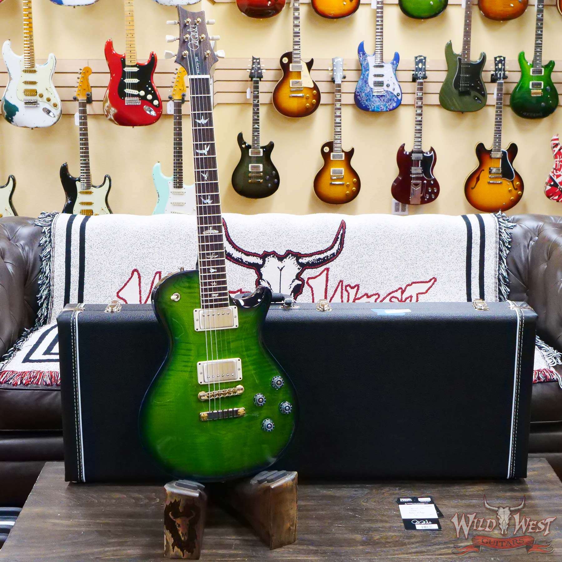 prs-sc594-337063-d1__wwg.jpg Paul Reed Smith PRS Core McCarty 594 Singlecut SC594 Eriza Verde Blue Burst - Image 5