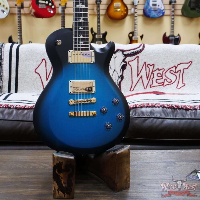 Paul Reed Smith PRS S2 McCarty 594 Singlecut SC594 Satin Frost Blue Metallic Smokeburst - Image 7