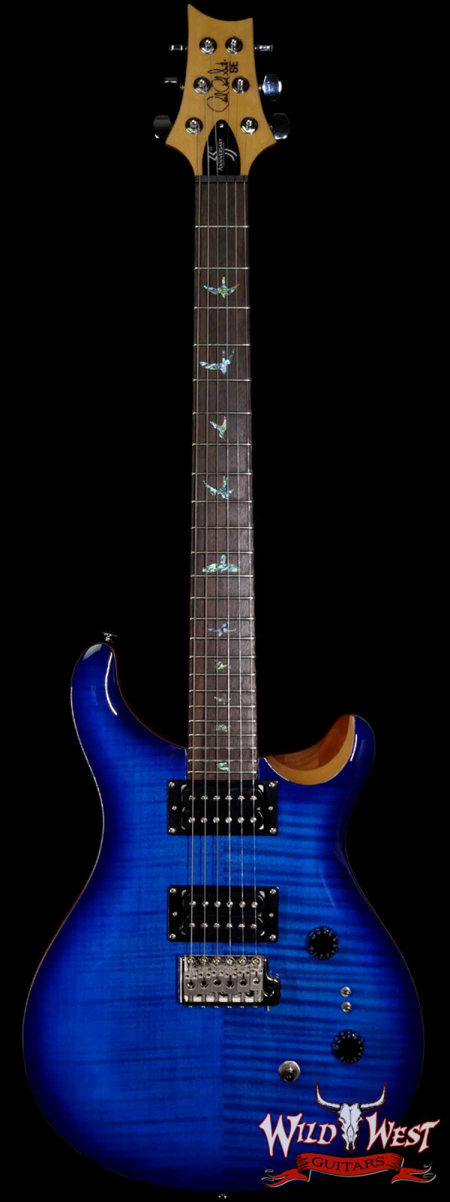 prs-se-35thcu24-c19546-main__wwg_large.jpg Paul Reed Smith PRS 35th Anniversary SE Custom 24 Faded Blue Burst C19546 - Image 1