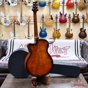 Paul Reed Smith PRS SE Electric Acoustic A50E Maple Side & Back Electric Acoustic Guitar Black Gold Burst 4.30 LBS - Image 7