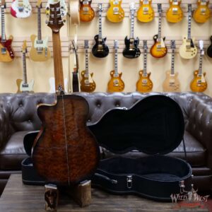 Paul Reed Smith PRS SE A55E Cutaway Eletric-Acoustic Guitar Quilted Maple Back & Side Natural w/ Black Gold Burst - Image 5