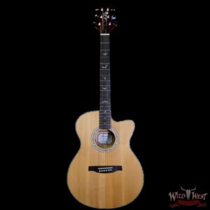 Paul Reed Smith PRS SE A55E Cutaway Eletric-Acoustic Guitar Quilted Maple Back & Side Natural w/ Black Gold Burst - Image 7