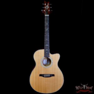 Paul Reed Smith PRS SE A55E Cutaway Eletric-Acoustic Guitar Quilted Maple Back & Side Black Gold Burst - Image 2