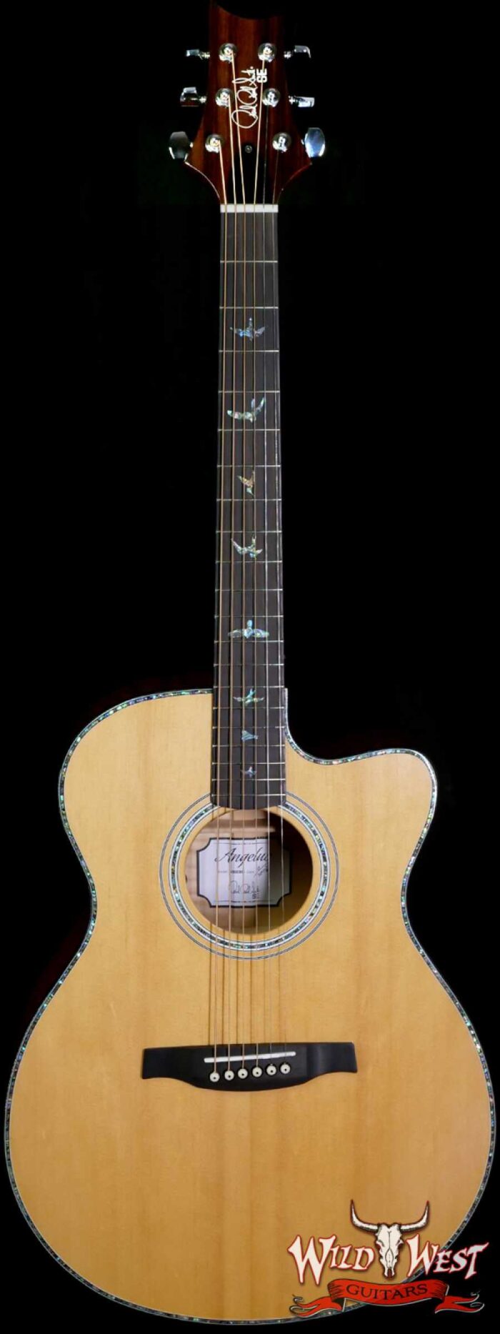 Paul Reed Smith PRS SE A55E Cutaway Eletric-Acoustic Guitar Quilted Maple Back & Side Black Gold Burst - Image 1
