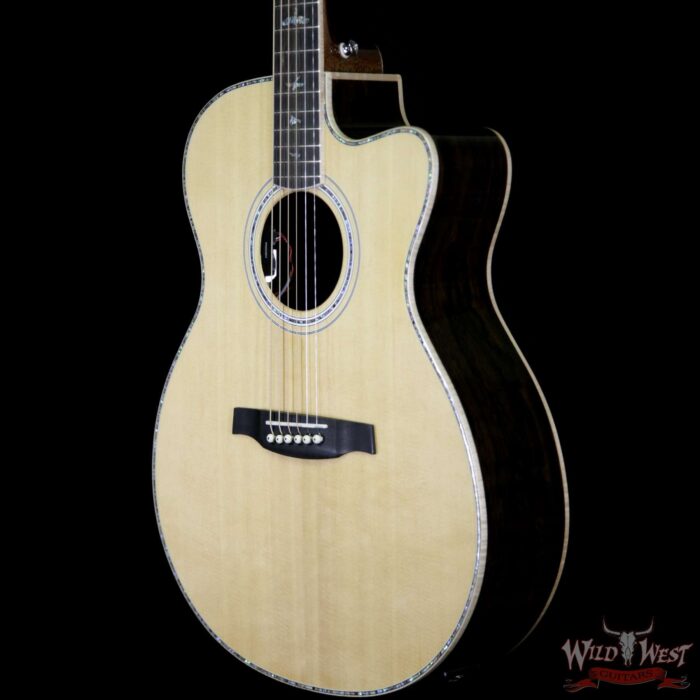 Paul Reed Smith PRS SE A60E Cutaway Electric-Acoustic Guitar Sitka Spruce Top with Ziricote Ebony Fingerboard - Image 2