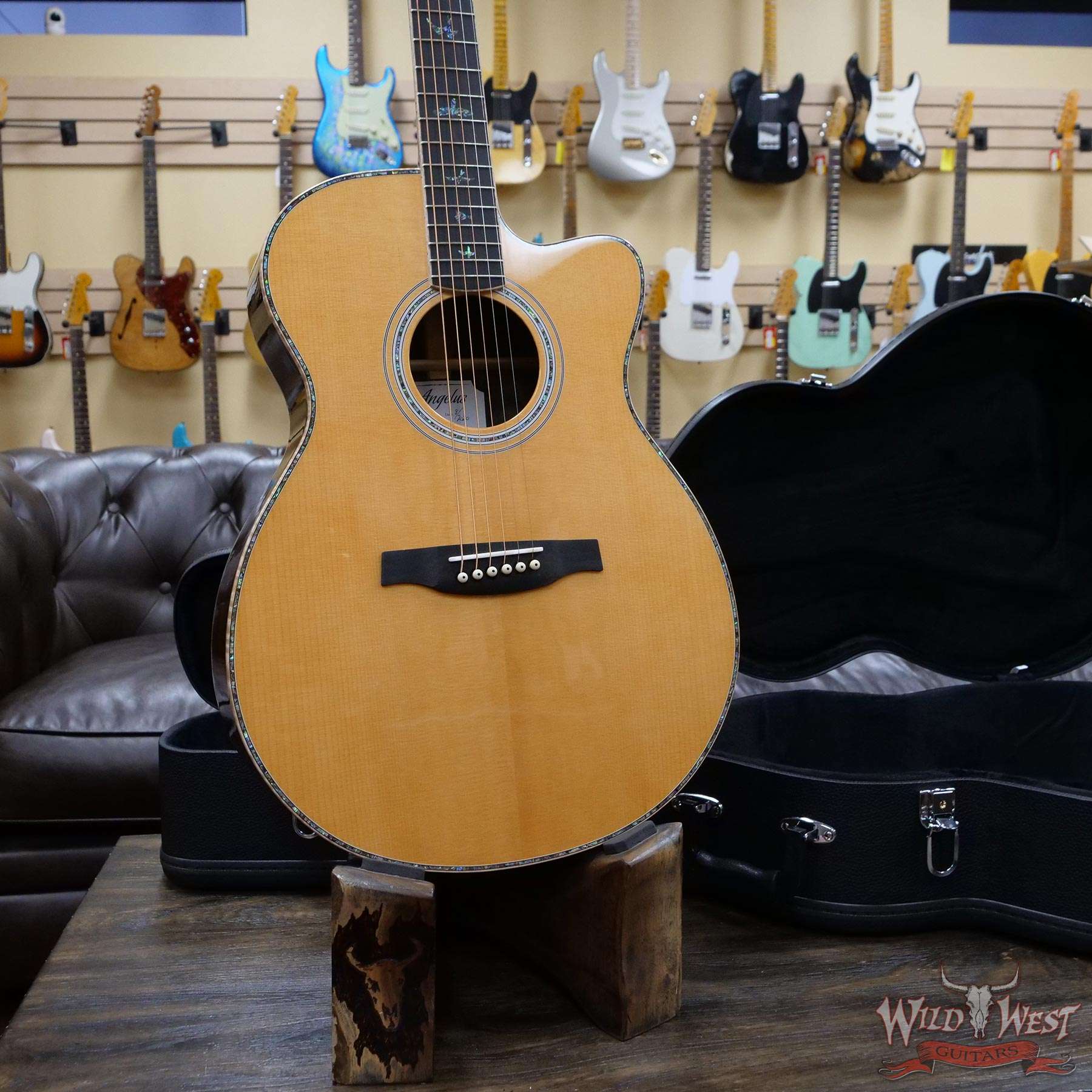 prs-se-a60e-d09759-d2__wwg.jpg PRS SE A60E Cutaway Electric-Acoustic Guitar Sitka Spruce Top Ziricote Back & Side Ebony Fingerboard - Image 6