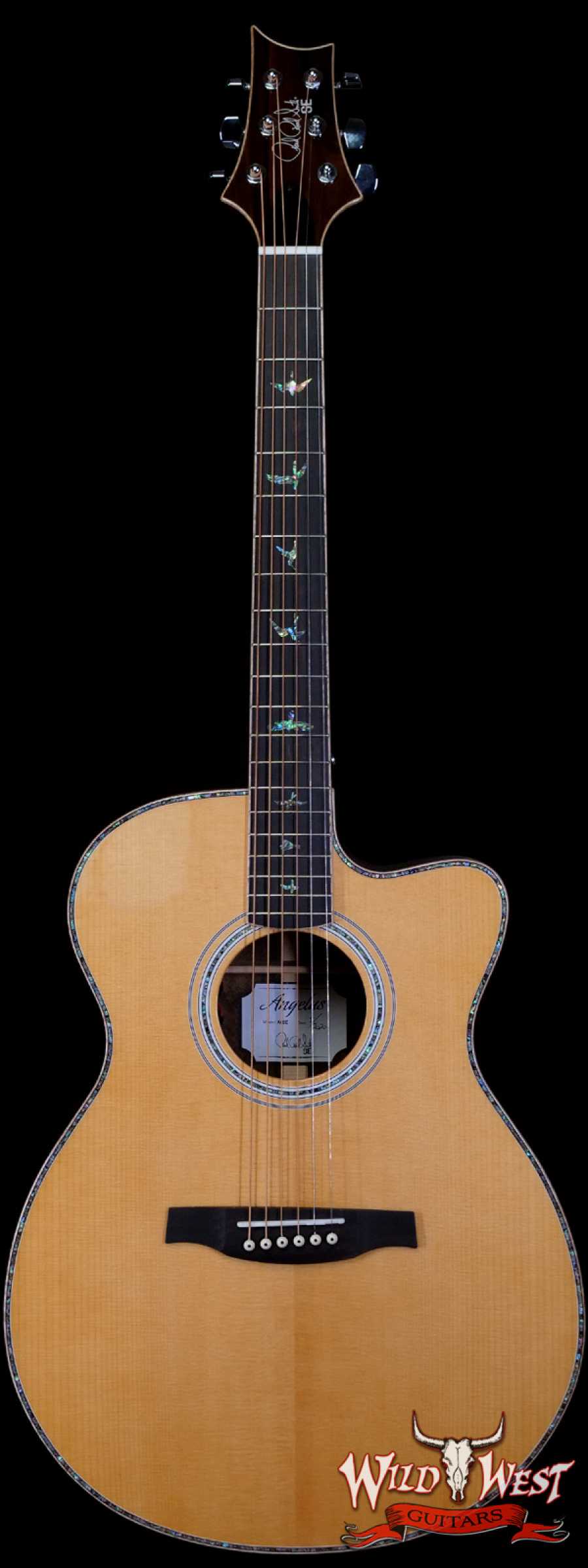prs-se-a60e-d09759-main__wwg_large.jpg PRS SE A60E Cutaway Electric-Acoustic Guitar Sitka Spruce Top Ziricote Back & Side Ebony Fingerboard - Image 1
