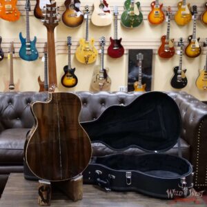 PRS SE A60E Cutaway Electric-Acoustic Guitar Sitka Spruce Top Ziricote Back & Side Ebony Fingerboard - Image 8