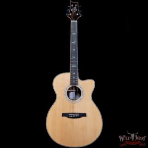 PRS SE A60E Cutaway Electric-Acoustic Guitar Sitka Spruce Top Ziricote Back & Side Ebony Fingerboard - Image 3