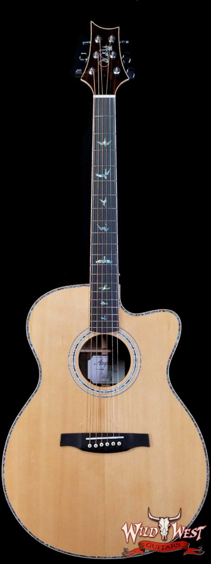 PRS SE A60E Cutaway Electric-Acoustic Guitar Sitka Spruce Top Ziricote Back & Side Ebony Fingerboard - Image 1