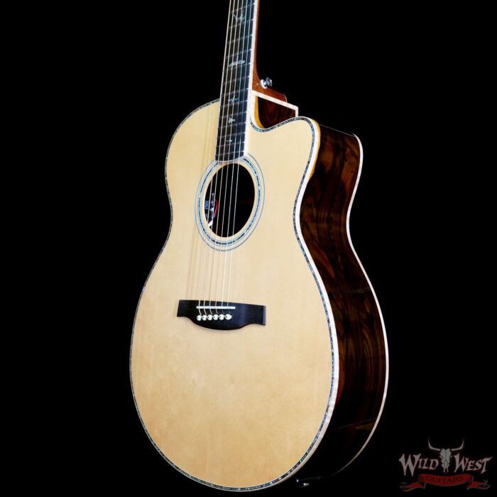 Paul Reed Smith PRS SE A60E Ziricote Back & Side Single Cutaway Electric-Acoustic Guitar - Image 2