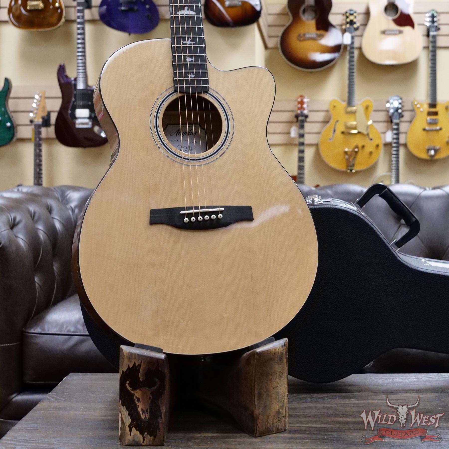 prs-se-ax20e-d05359-d2__wwg.jpg Paul Reed Smith PRS SE AX20E Cutaway Electric-Acoustic Guitar Solid Sitka Spruce Top Mahogany Back & Side - Image 6