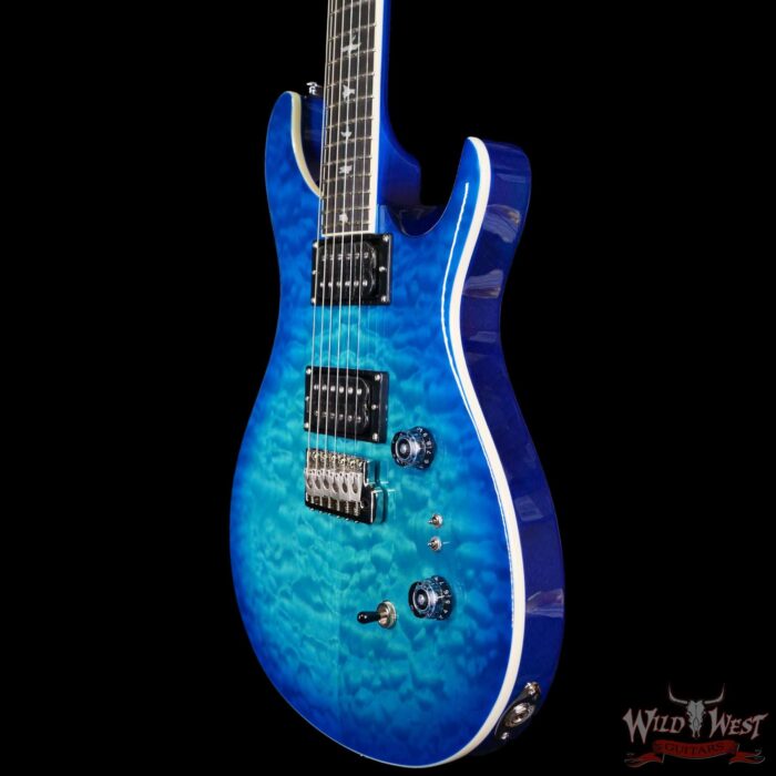 Paul Reed Smith PRS SE Custom 24-08 Quilt Lake Blue 8.25 LBS - Image 2