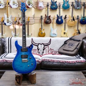 Paul Reed Smith PRS SE Custom 24-08 Quilt Lake Blue 8.25 LBS - Image 5