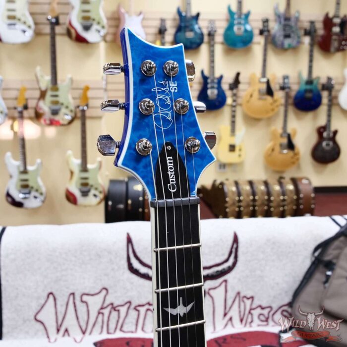 Paul Reed Smith PRS SE Custom 24-08 Quilt Lake Blue 8.25 LBS - Image 6