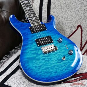 Paul Reed Smith PRS SE Custom 24-08 Quilt Lake Blue 8.25 LBS - Image 9